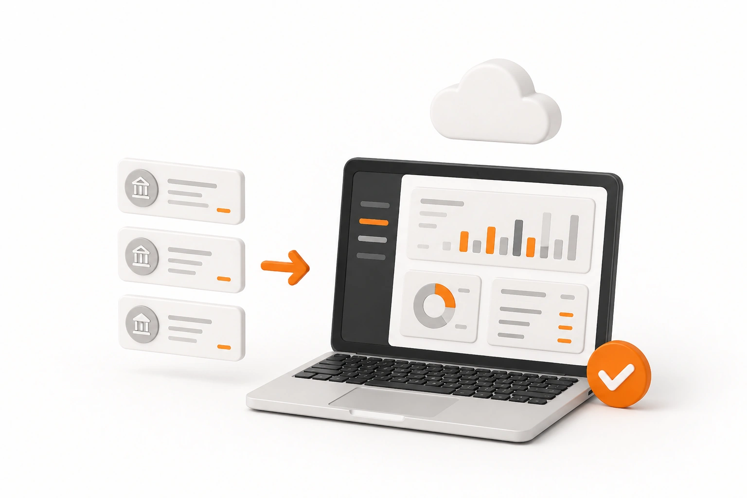 Cloud bookkeeping monthly close and financial reporting