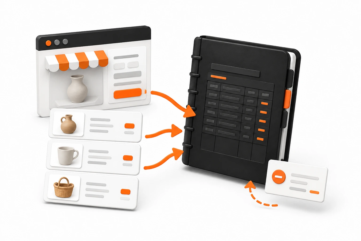 Marketplace seller monthly bookkeeping and payout reconciliation report