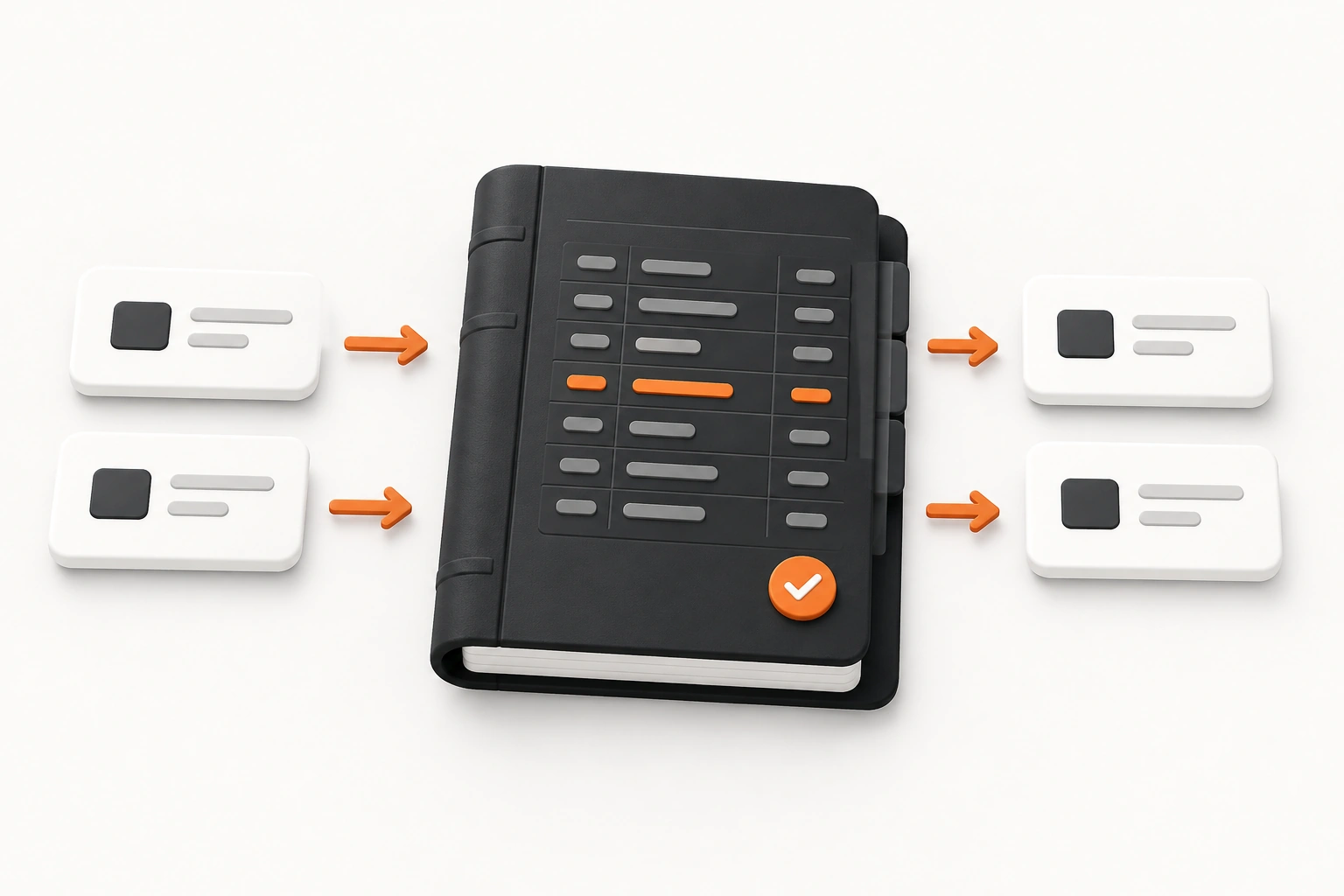 General ledger bookkeeping and organized financial records