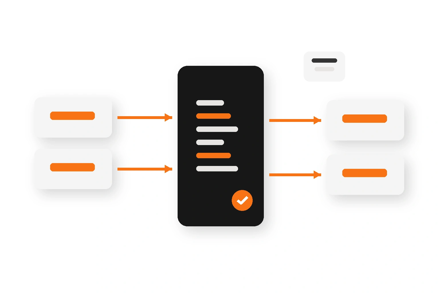 Cash basis bookkeeping and bank matching illustration