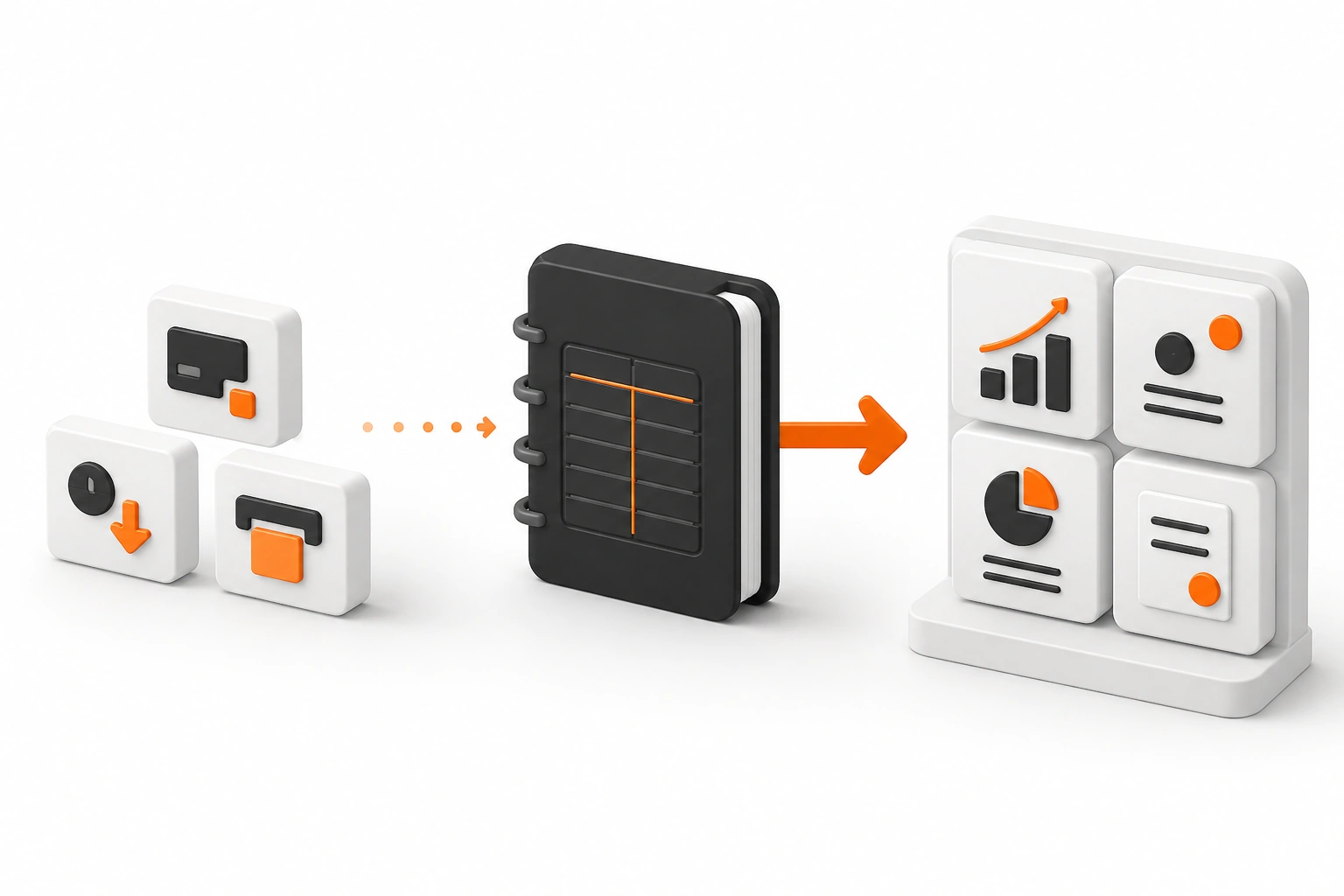 Cash to accrual bookkeeping conversion illustration