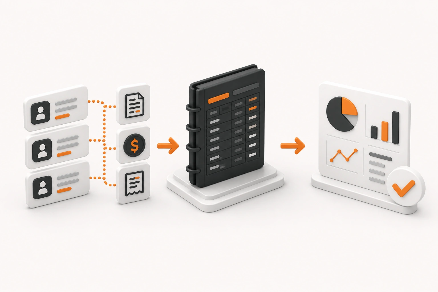 Consulting firm bookkeeping workflow from intake to monthly delivery