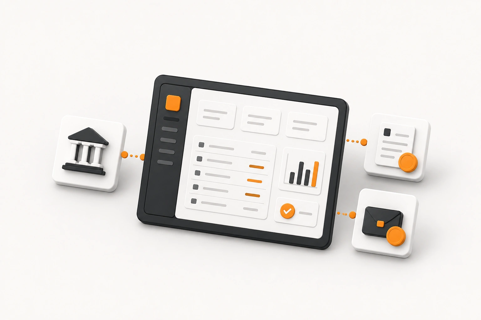 Bookkeeping software for freelancers and sole traders illustration